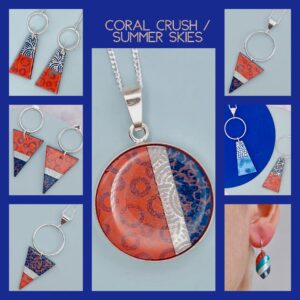 Circle and Dash range of earrings & pendants