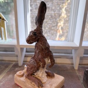 Ceramic hare small - 2