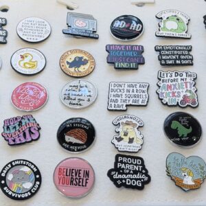 Pin badges